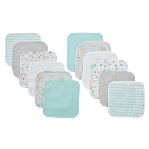 4Baby Wash Cloth 12 Pack Little Friends