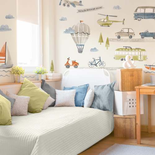 Away We Go Kit • Large • Peel-and-Stick Wall Decals