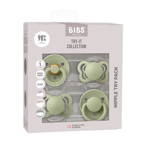 New Baby Pacifier Try-It Collection - Sage