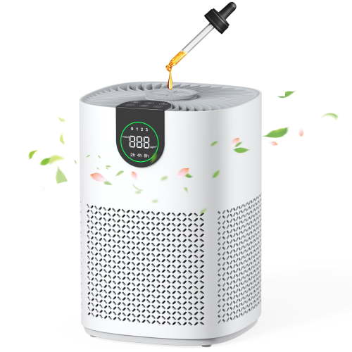 VEWIOR Air Purifiers for Home, Air Purifiers for Bedroom Large Room up to 1200 sq.ft with H13 HEPA Washable Filter, Aromatherapy, PM2.5 Display, Sleep Mode, Auto Mode for Dust, Smoke, Pets Hair