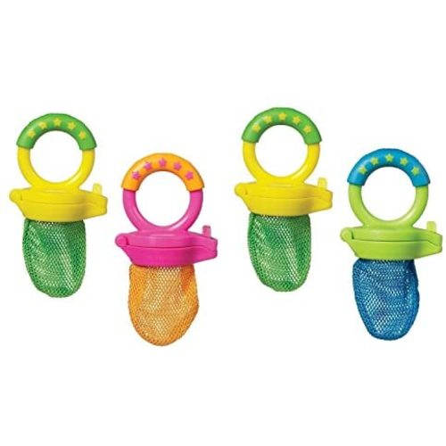 Munchkin 4 Pack Fresh Food Feeder, Colors May Vary,2-packs(4 feeders to one unit) - CMV - 4 Count