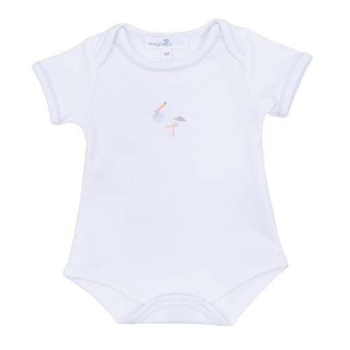 Vintage Stork Bodysuit - Light Blue