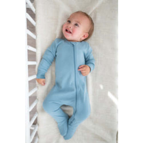 GOTS Certified Organic 2-Way Zipper Footie Pajamas – Earth Angel Apparel