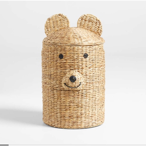 Bear Woven Kids Hamper with Handles