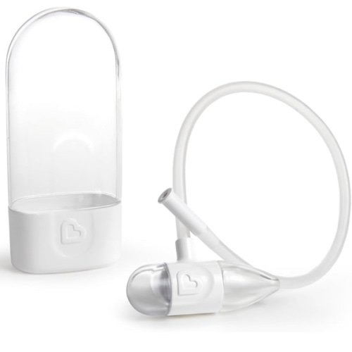 Munchkin Clear Nose Baby Nasal Aspirator, Hygienic Snot Sucker for Stuffy Noses