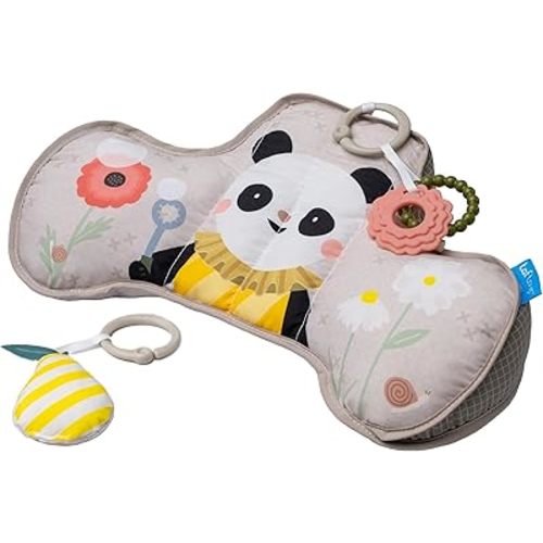Taf Toys Tummy Time Toys Ergonomic Cushion & Teether for Infant Newborn Supportive Baby & Neck Strengthening Develops Muscles for Crawling Montessori Sensory Toy Tummy Time Toys 0-6 Months