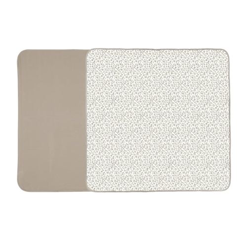 Toddlekind Portable Baby Mat, Organic Cotton 47" x 47, Portable, playpen mat, Travel, Indoor/Outdoor mat, for Babies/Toddlers, 0m+ (Earthen)