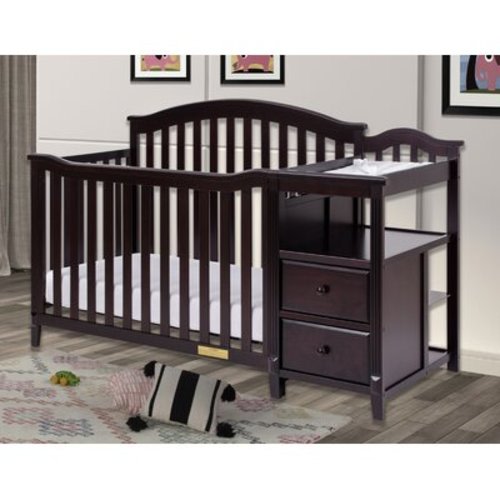 AFG Baby Furniture Kali 4-in-1 Convertible Crib and Changer with Toddler Guardrail & Reviews | Wayfair