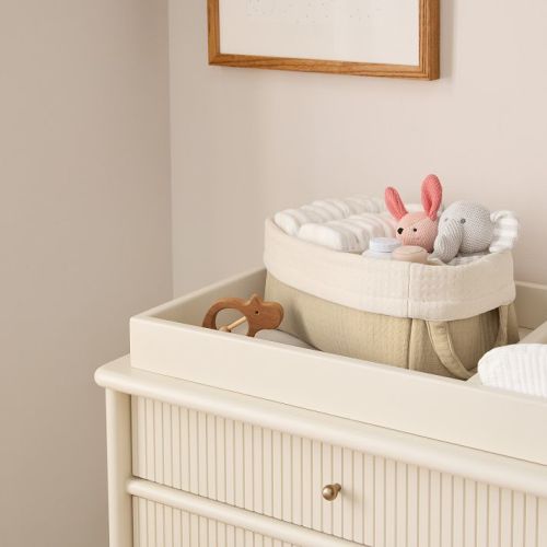 Foldover Quilted Diaper Caddy