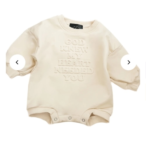 God Knew My Heart Needed You Buttercream Jumpsuit