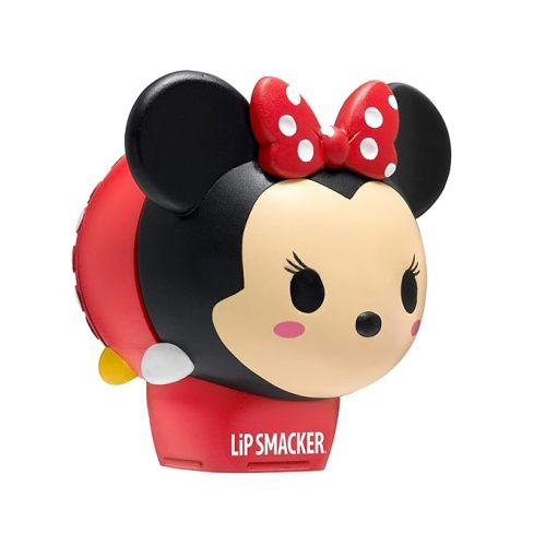 Lip Smacker Disney Minnie Mouse Tsum Tsum Flavored Lip Balm, Minnie Strawberry Lollipop