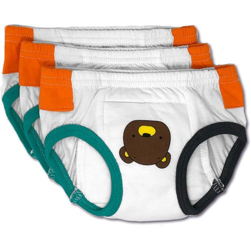 Tiny Trainers Cotton Training Pants, Unisex, for Babies and Toddlers, Elimination Communication or Potty Training - 3-pack