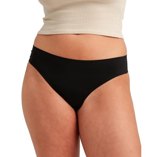 saalt Seamless Thong - Womens Period Underwear - Replaces 1 Liner or 2 Light Tampons