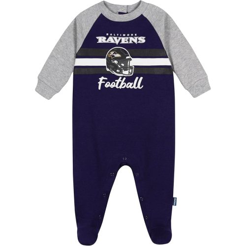 Gerber NFL unisex-baby Nfl Team Footed Coverall