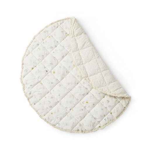 Pehr Baby Play Mat, Celestial | Ultra-Soft Quilted 100% Cotton Exterior with Plush Polyester Fiberfill | 40” Diameter