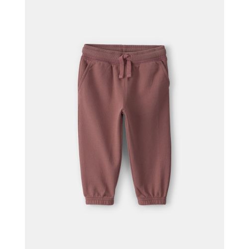 Baby Drawstring Knit Joggers - Brown - OshKosh B'gosh | Carter's