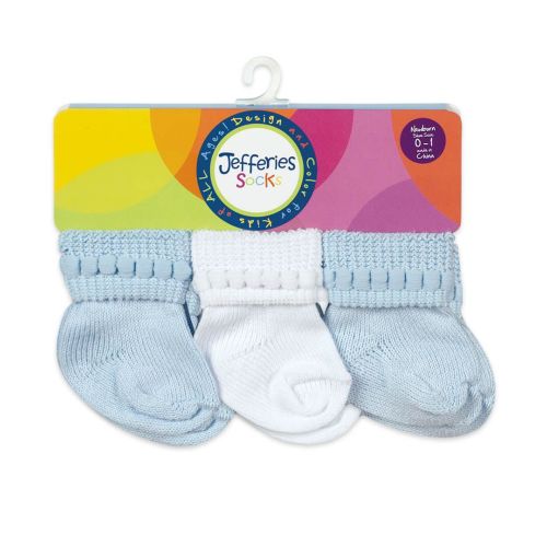 Jefferies Socks Baby Rock-A-Bye Turn Cuff Socks 6 Pair Pack