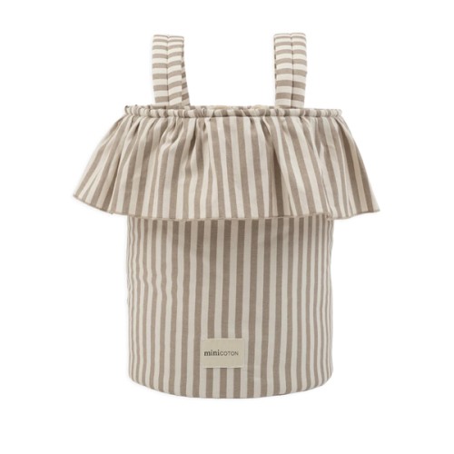 Basket Beige Stripes · Minicoton