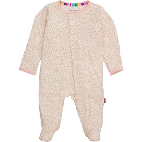 Magnetic Me Girls Modal Magnetic Baby Footie Pajamas | Silky Soft Modal Fabric | Baby Sleepers Available Sizes PRE - 24M
