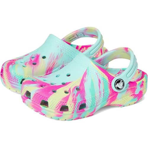 Crocs Kids' Classic Marbled Tie-Dye Clog