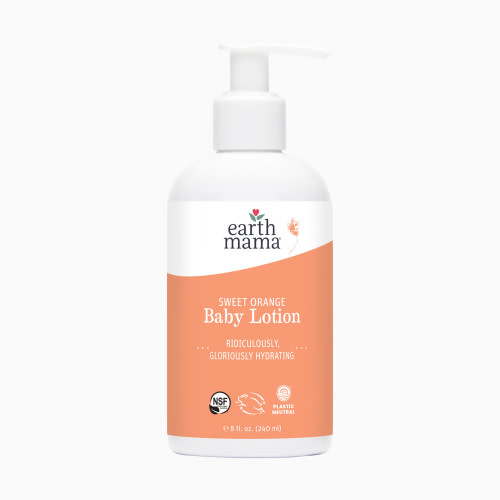 Earth Mama Baby Lotion - Sweet Orange, 8 Fl Oz
