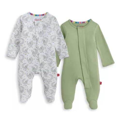 Unisex Cotton Footie Two-Pack Bundle - Baby