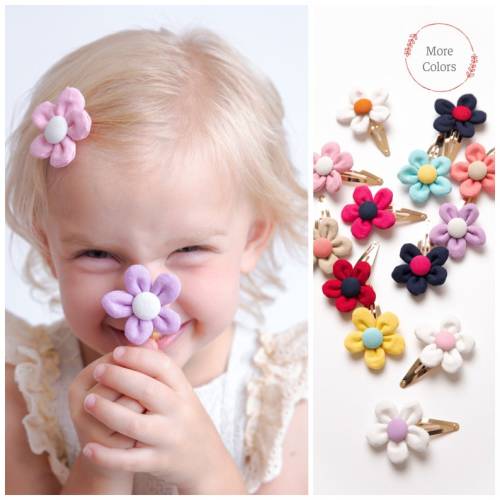 Flower Hair Clip Toddler Hair Clips Toddler Hair Bows Girls - Etsy