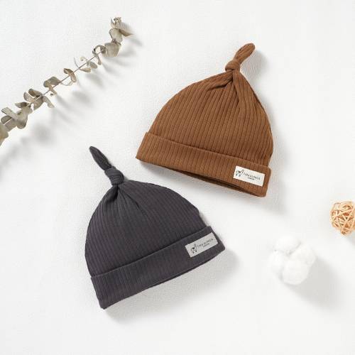 Tiny Alpaca Organic Cotton Hats - Set of 2