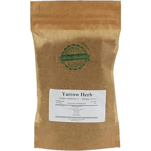 Yarrow Herb Herbal Tea - Achillea Millefolium L - Achillée Millefeuille Herbe Tisane # Herba Organica # (100g)