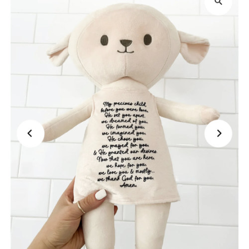 Precious Lamb Stuffy – OUR HOUSE ABOVE
