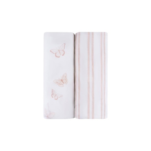 Baby Fitted Crib Sheet Set 2 Pack
