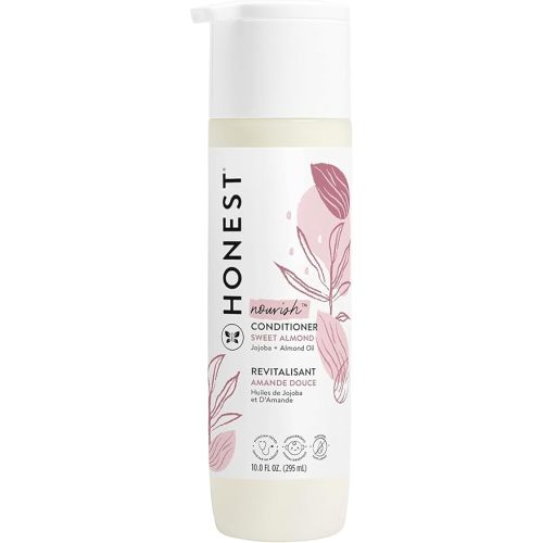 The Honest Company Silicone-Free Conditioner & 2-in-1 Cleansing Shampoo Body Wash Duo Gentle for Baby, Naturally Derived, Lavender Calm, 20 fl oz