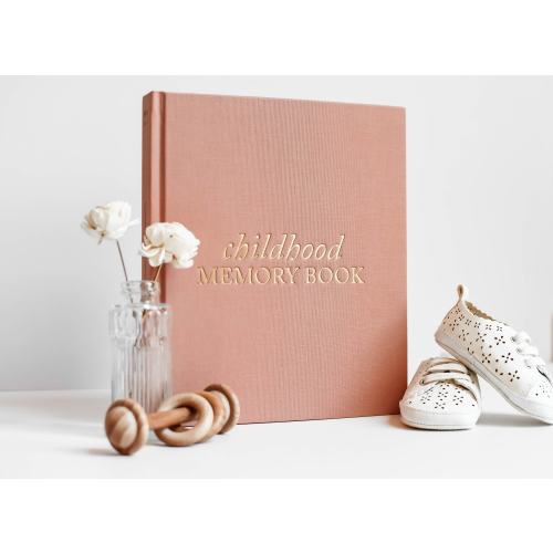 Baby Memory Book for New Mom Gift | Baby Photo Album from Birth-18 | Childhood Keepsake Journal and Scrapbook | Pregnancy & Baby Shower Gift