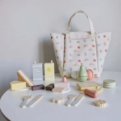 Lunamoa Wooden Picnic Toy Set