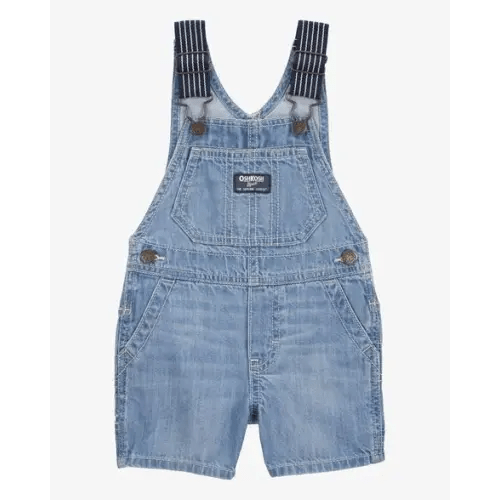Baby Denim Shortalls - Blue - OshKosh B'gosh | Carter's