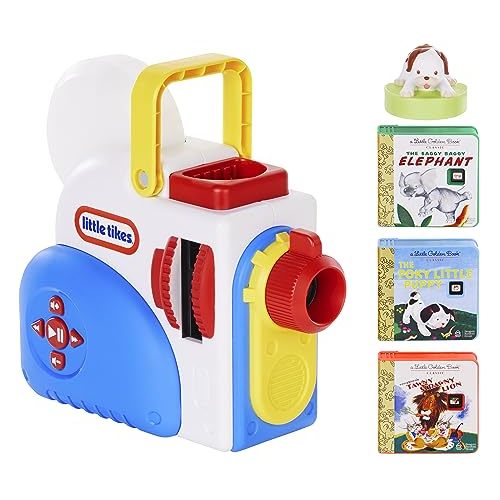 Little Tikes Story Dream Machine Starter Set, Storytime, Books, Little Golden Book, Audio Play, The Poky Little Puppy Character, Nightlight, Toy Gift for Toddlers and Kids Girls Boys Ages 3+