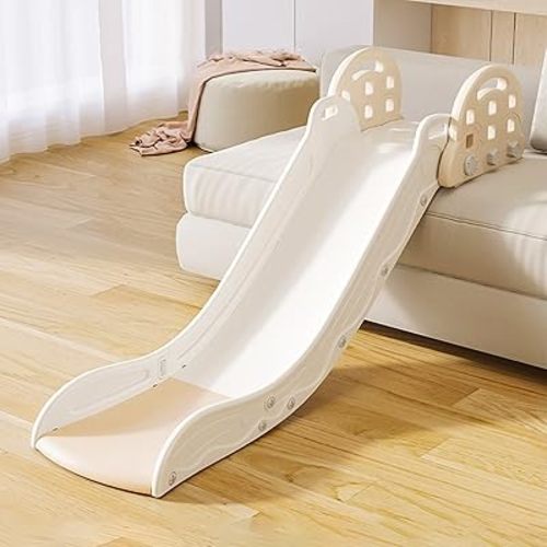 Couch Slide for Toddlers, Large Adjustable Height, Large Stair Slides, Kids Indoor Sofa, Baby Slide for Bed, Playgrounds, Toys for Kids Age 3+ Playing Home, Maximum 220LBS, Easy to Assemble