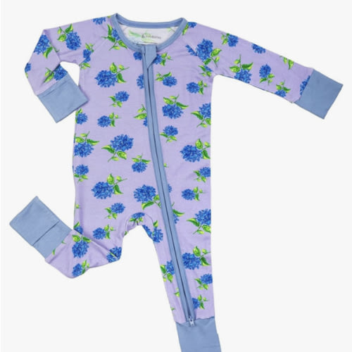 LollyBanks Baby Pajamas, 2-Way Zipper Romper, 95% Viscose Made from Bamboo and 5% Spandex, Baby Sleepers