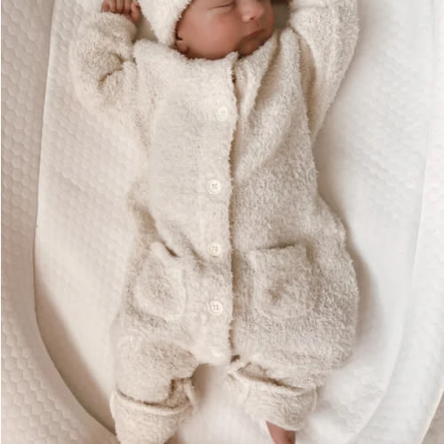 Going home outfit -Teddy Pocket Jumpsuit