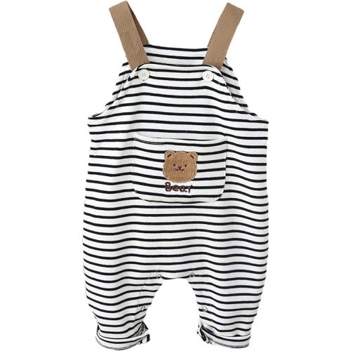 SEAUR Baby Boy Girl Cotton Overalls Casual Button Bib Suspender Pants Cute Romper Loose Jumpsuit One Piece Basic Outfit