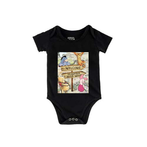 Winnie The Pooh Baby Unisex Baby Cotton Short Sleeve Bodysuits 24M/90