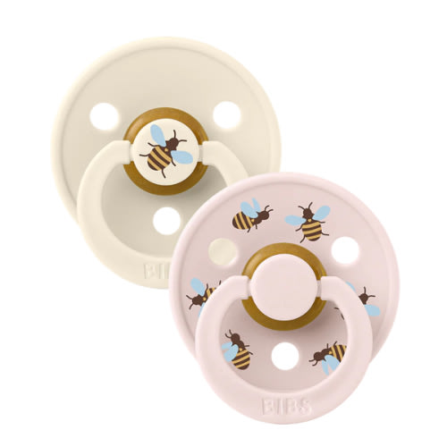 STUDIO Colour Pacifiers 2 Pack Bumblebee - Ivory/Petal – Bibsworld store US