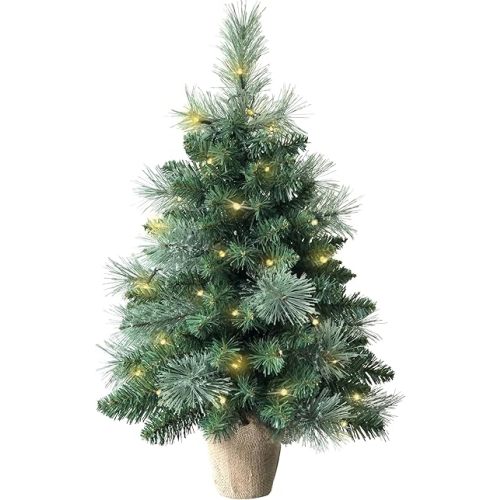 2ft Pre-lit Mini Artificial Christmas Tree