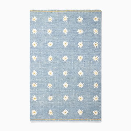 West Elm Daisy Grid Rug 5x8