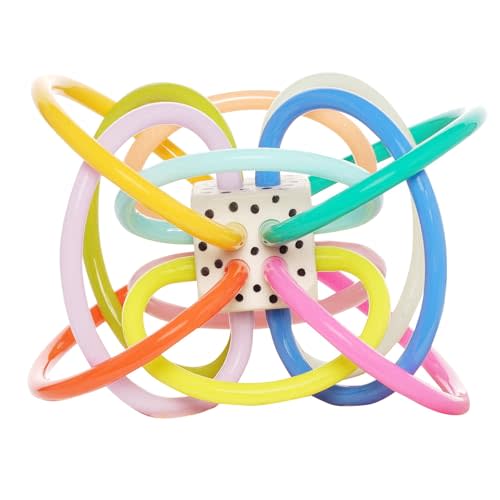 Manhattan Toy Winkel Colorpop Rattle & Sensory Teether Toy