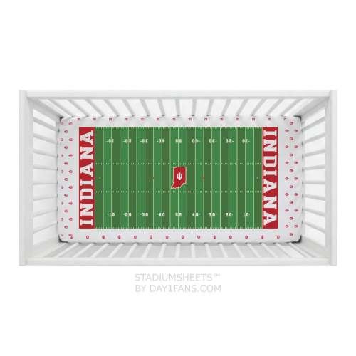 Indiana Hoosiers StadiumSheets™ Crib Sheets