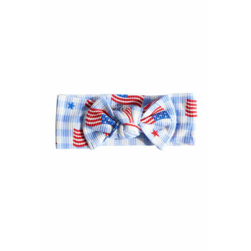 Bamboo Waffle Knit Large Bow Headwrap | Star-Spangled Picnic