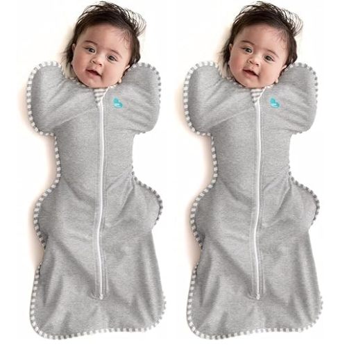 Love to Dream Swaddle UP, Baby Sleep Sack 10. TOG, Self-Soothing Swaddles for Newborns, Improves Sleep, Snug Fit Helps Calm Startle Reflex, Newborn Essentials for Baby, Small 8-13lbs, Moon Olive