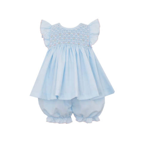 Lucia Blue Poplin Bloomer Set – Gretchen's Haus