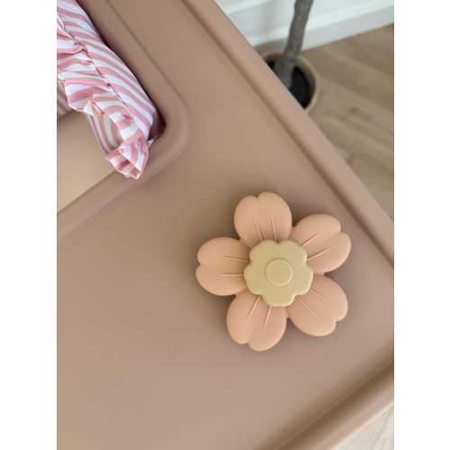 Apricot Flower Suction Spinner Toy | Highchair Tray Toy
